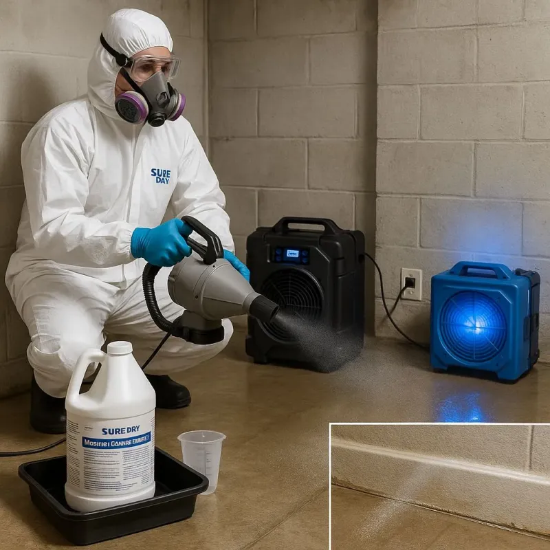 Sanitization and Odor Removal process in Versailles, KY